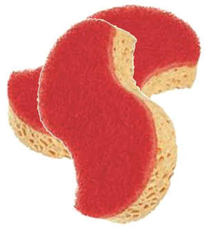 Spontex - 2 Eponges gratounett